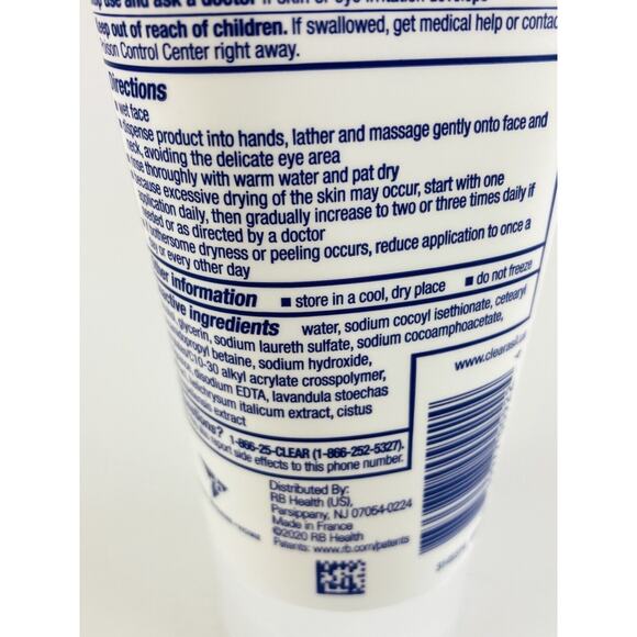 Clearasil Rapid Rescue Wash Deep Treatment 2% Salicylic Acne Face Wash Cleanser - Picture 5 of 7